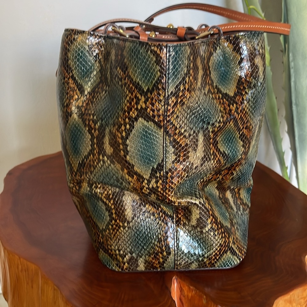 Dooney and Bourke Python Flynn Tote - Picture 3 of 13